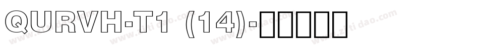 QURVH-T1 (14)字体转换